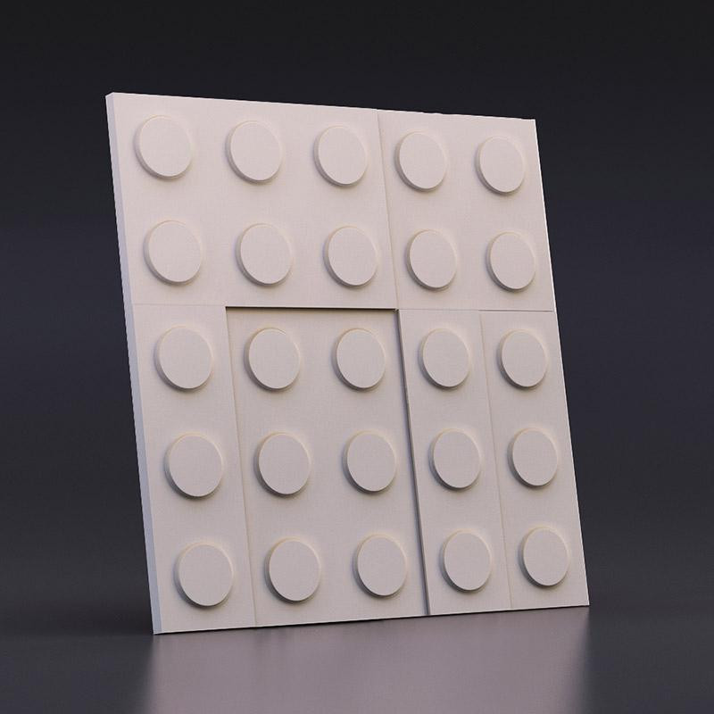 Dekorační sádrový 3D obklad Lego Feel / cena za 1 m2