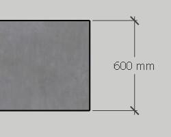 Betonová pracovní deska 60 cm 1