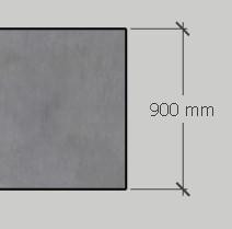 Betonová pracovní deska 90 cm 1